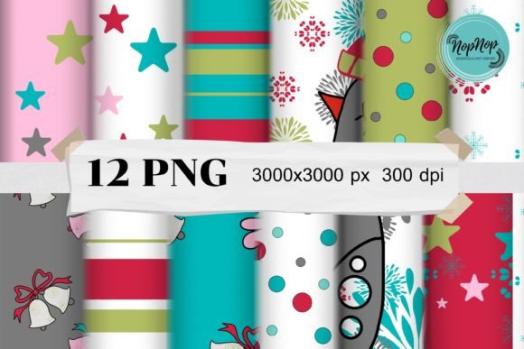 Bird Christmas Set Illustrations for Crafting and Design