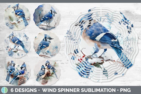 Christmas Blue Jay Wind Spinner Embroidery Design Review