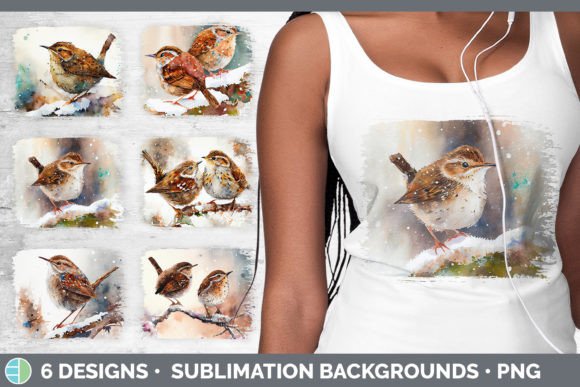 Christmas Wren Distressed Sublimation Ba Review