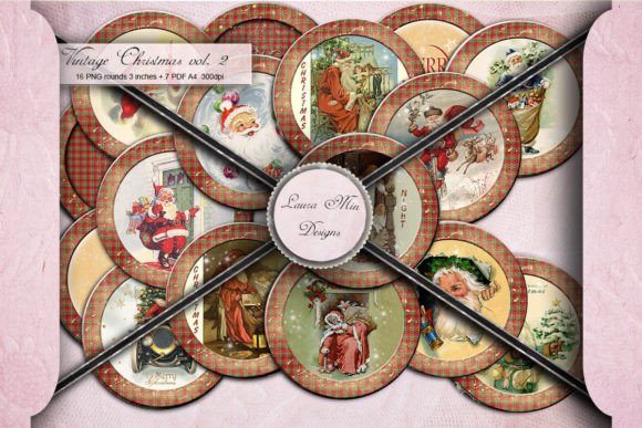 VINTAGE CHRISTMAS VOL.2 Illustrations